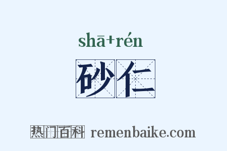 砂仁是什么意思的图片